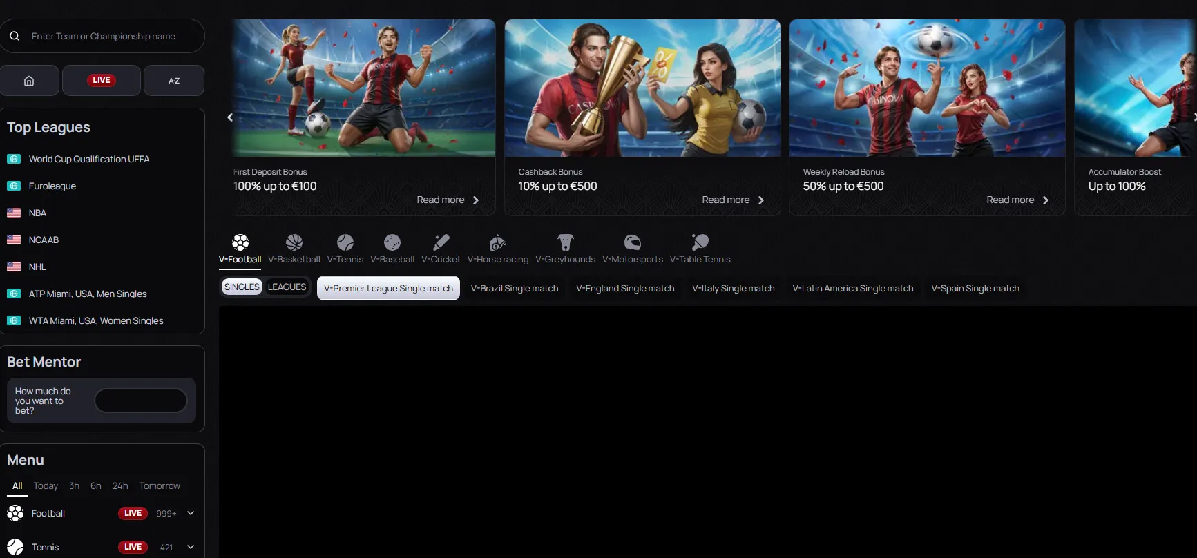 Outils disponibles chez Casinova Casino